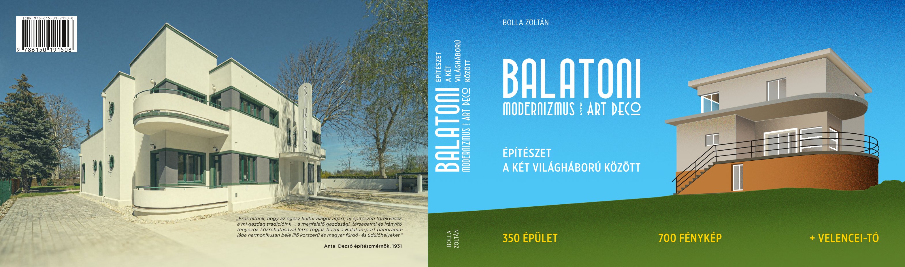 Bolla Zoltán: Balatoni modernizmus és art deco  -  könyvborító